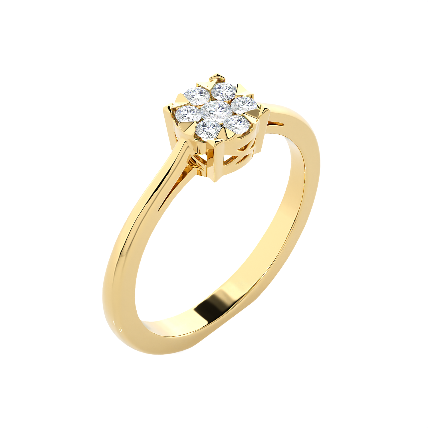 1/5 ctw Round Lab Grown Diamond Ring