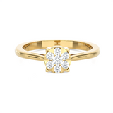 1/5 ctw Round Lab Grown Diamond Ring