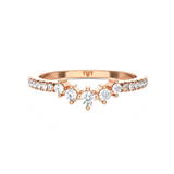 1/3 ctw Round Lab Grown Diamond Anniversary Ring