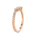 1/3 ctw Round Lab Grown Diamond Anniversary Ring