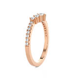 1/3 ctw Round Lab Grown Diamond Anniversary Ring