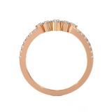 1/3 ctw Round Lab Grown Diamond Anniversary Ring