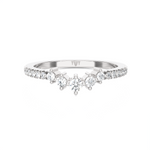 1/3 ctw Round Lab Grown Diamond Anniversary Ring