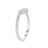 1/3 ctw Round Lab Grown Diamond Anniversary Ring