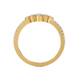 1/3 ctw Round Lab Grown Diamond Anniversary Ring