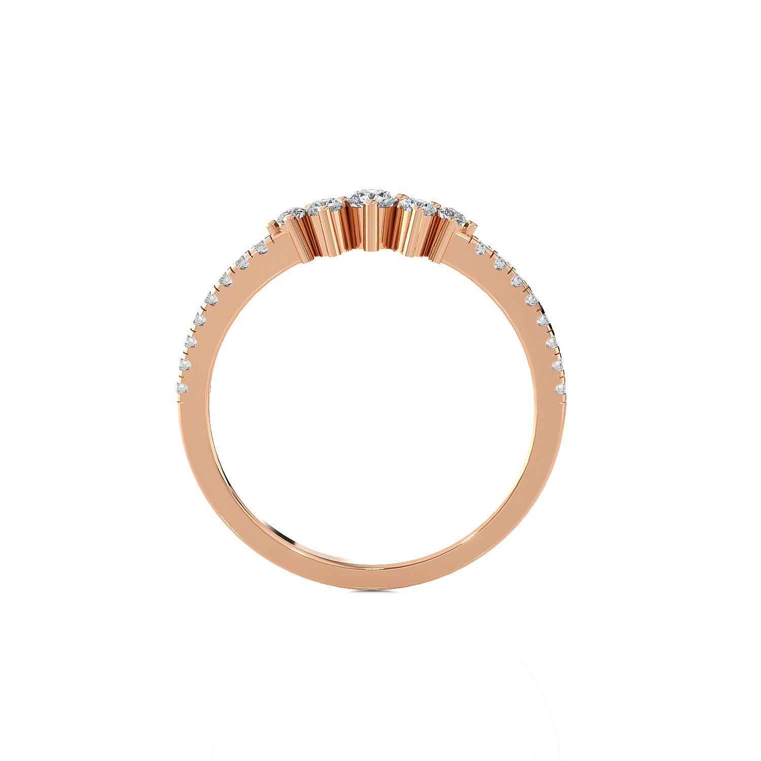 1/4 ctw Round Lab Grown Diamond Ring