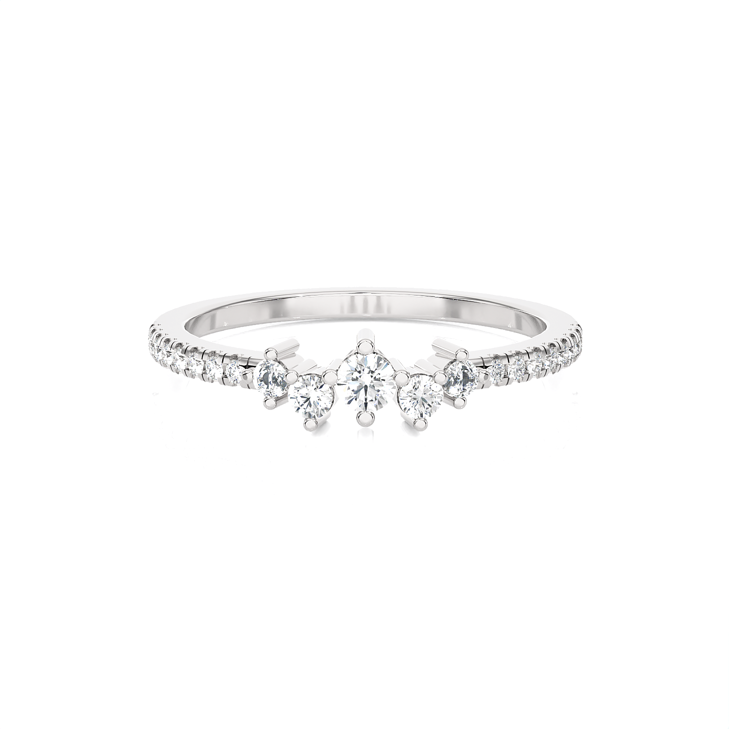 1/4 ctw Round Lab Grown Diamond Ring