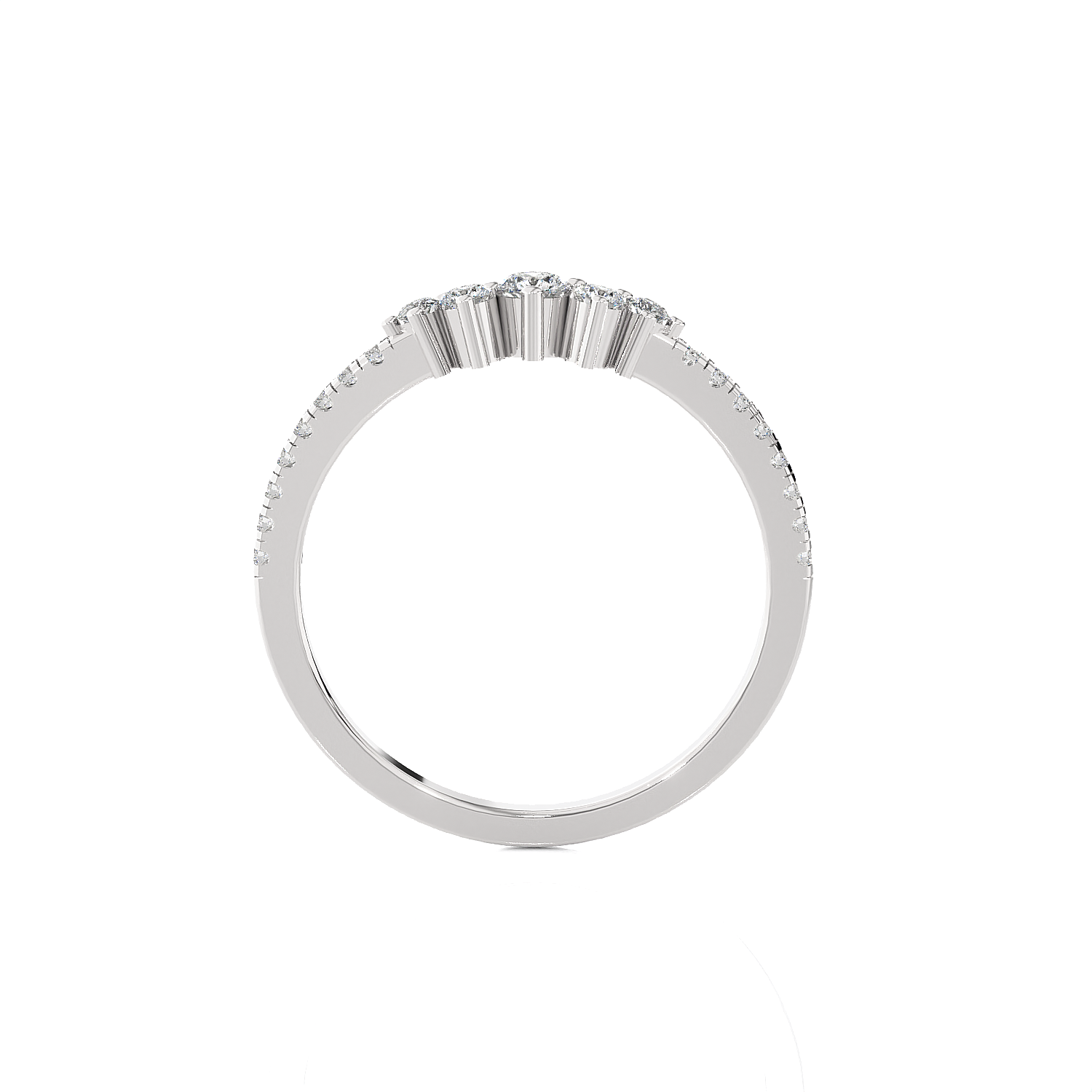 1/4 ctw Round Lab Grown Diamond Ring