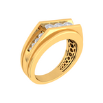 1 ctw Round Lab Grown Diamond Men's Ring