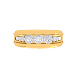 1 ctw Round Lab Grown Diamond Men's Ring