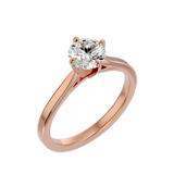 1 1/4 ctw Round Lab Grown Diamond Solitaire Engagement Ring