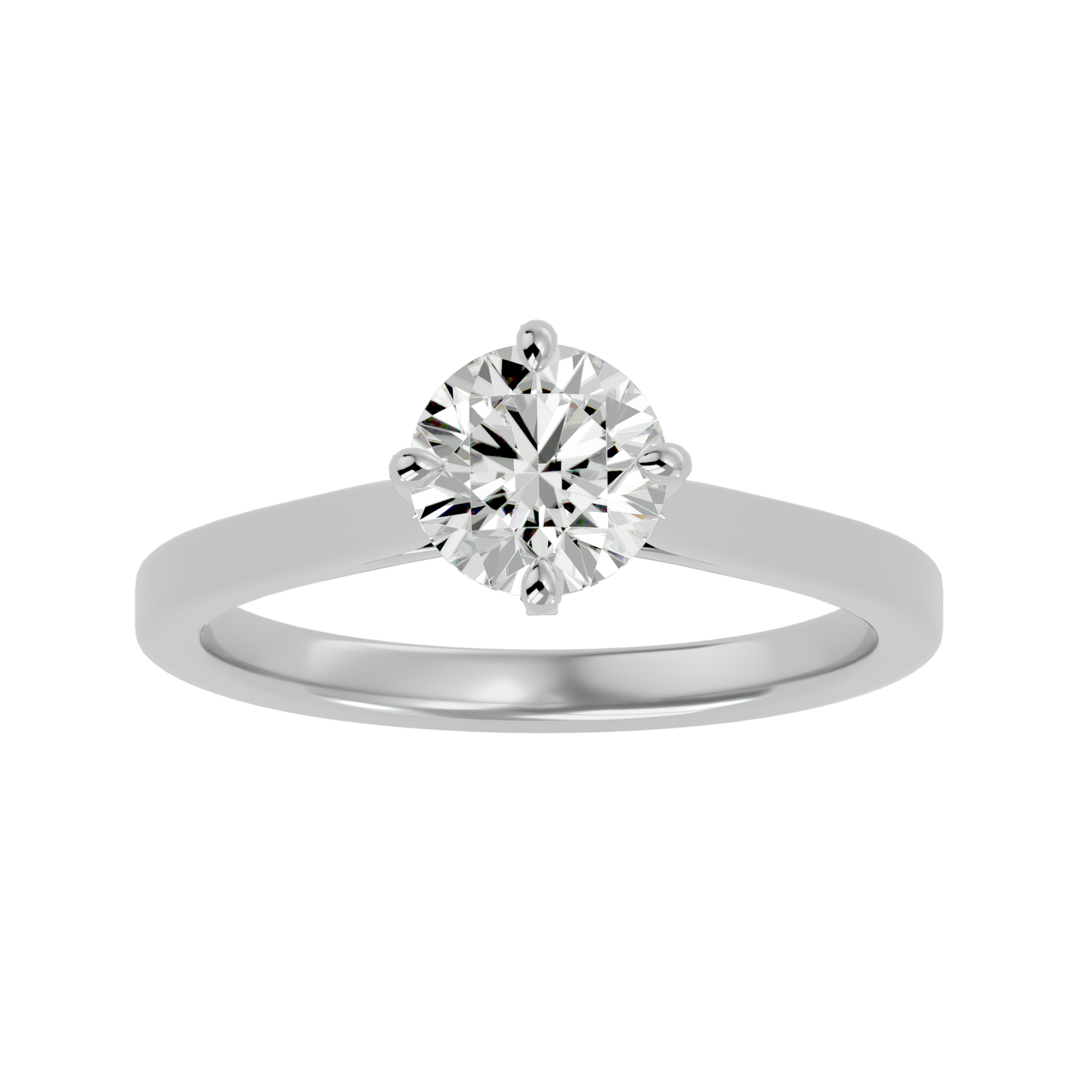 1 1/4 ctw Round Lab Grown Diamond Solitaire Engagement Ring