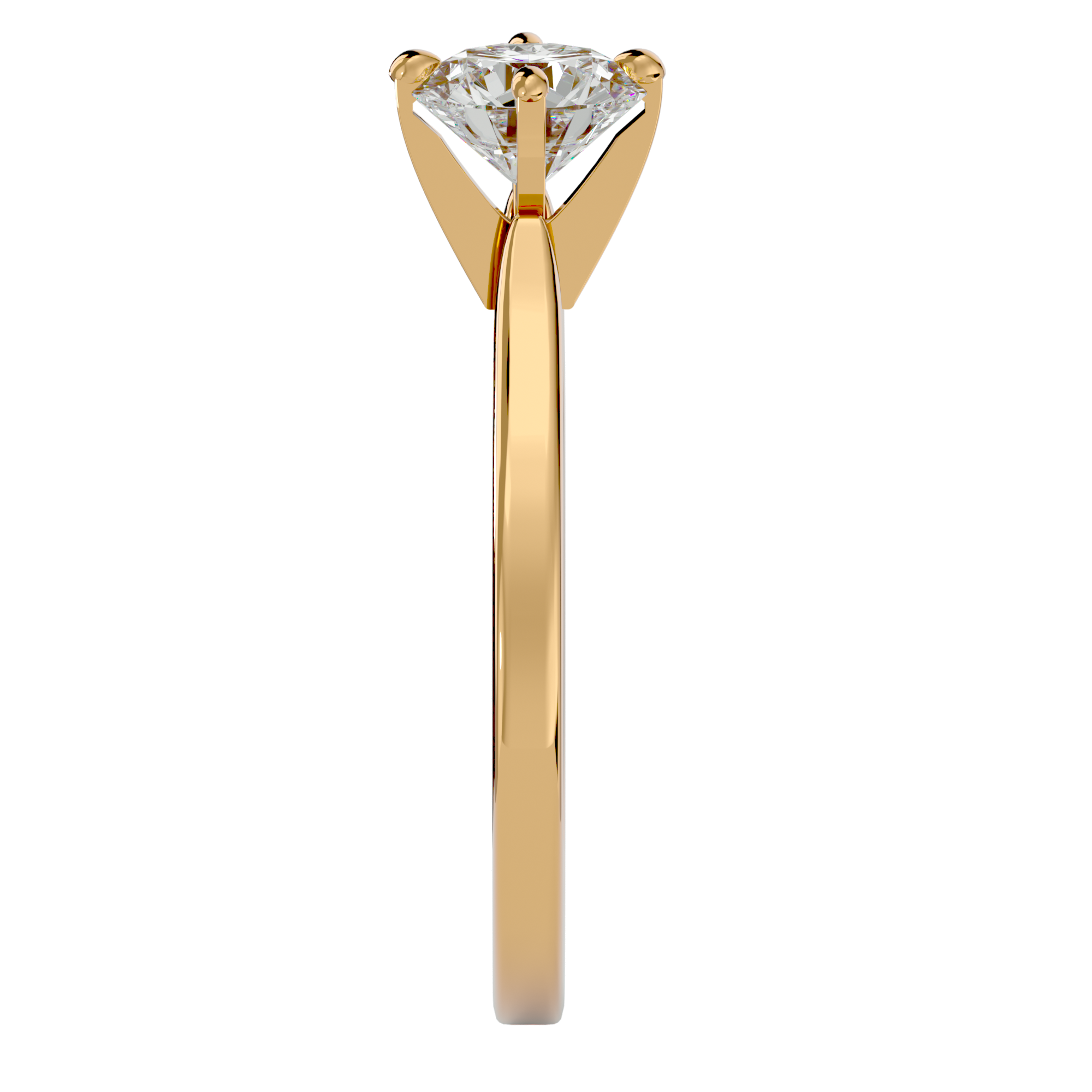 1 1/4 ctw Round Lab Grown Diamond Solitaire Engagement Ring