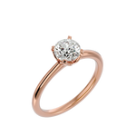1 1/3 ctw Round Lab Grown Diamond Solitaire Engagement Ring