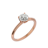 1 1/3 ctw Round Lab Grown Diamond Solitaire Engagement Ring
