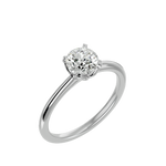 1 1/3 ctw Round Lab Grown Diamond Solitaire Engagement Ring