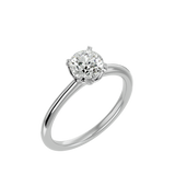 1 1/3 ctw Round Lab Grown Diamond Solitaire Engagement Ring