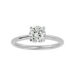 1 1/3 ctw Round Lab Grown Diamond Solitaire Engagement Ring