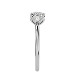 1 1/3 ctw Round Lab Grown Diamond Solitaire Engagement Ring