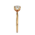 1 1/3 ctw Round Lab Grown Diamond Solitaire Engagement Ring