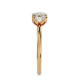 1 1/3 ctw Round Lab Grown Diamond Solitaire Engagement Ring