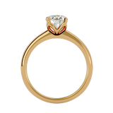 1 1/3 ctw Round Lab Grown Diamond Solitaire Engagement Ring