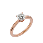 1 1/4 ctw Round Lab Grown Diamond Solitaire Engagement Ring