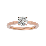 1 1/4 ctw Round Lab Grown Diamond Solitaire Engagement Ring