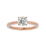 1 1/4 ctw Round Lab Grown Diamond Solitaire Engagement Ring