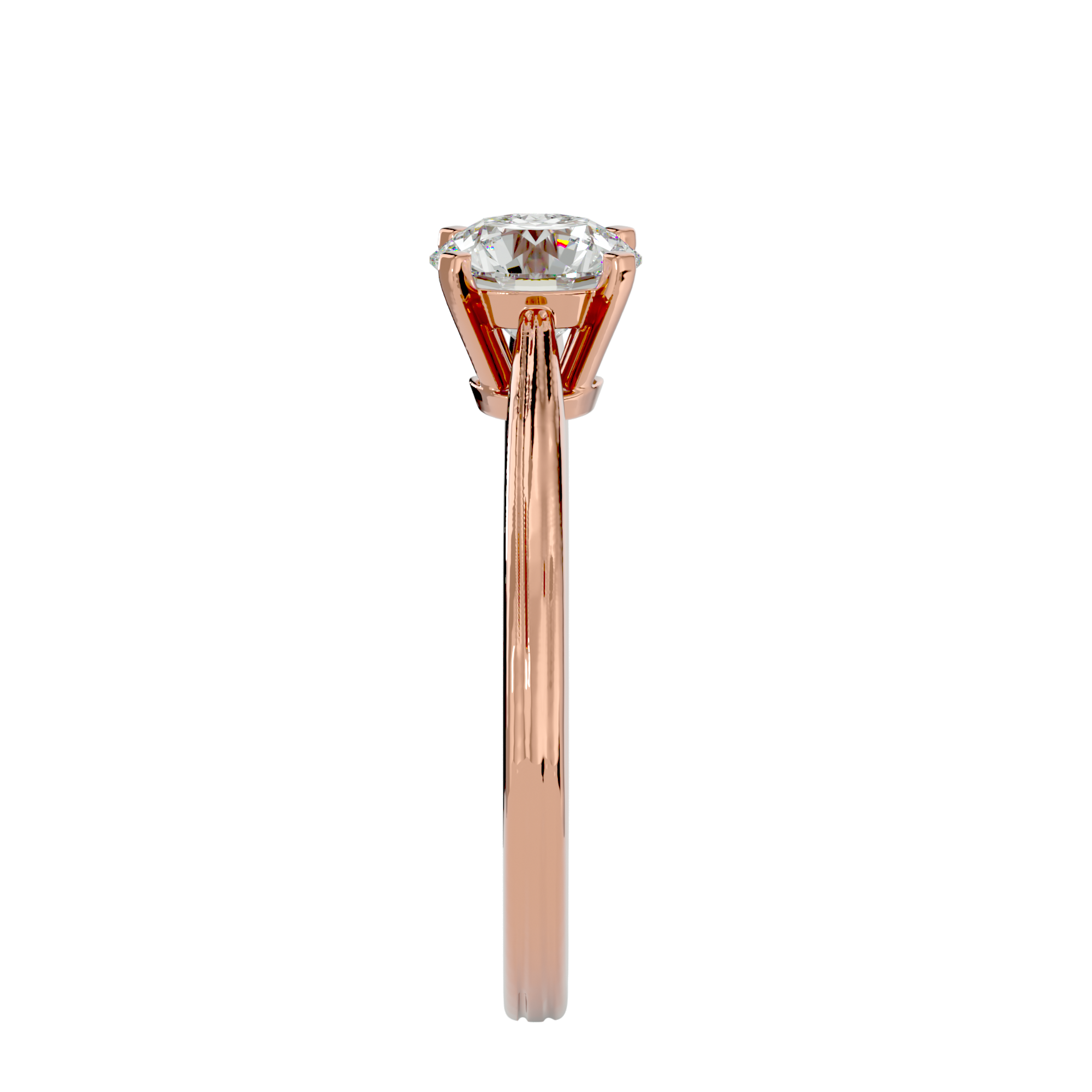 1 1/4 ctw Round Lab Grown Diamond Solitaire Engagement Ring