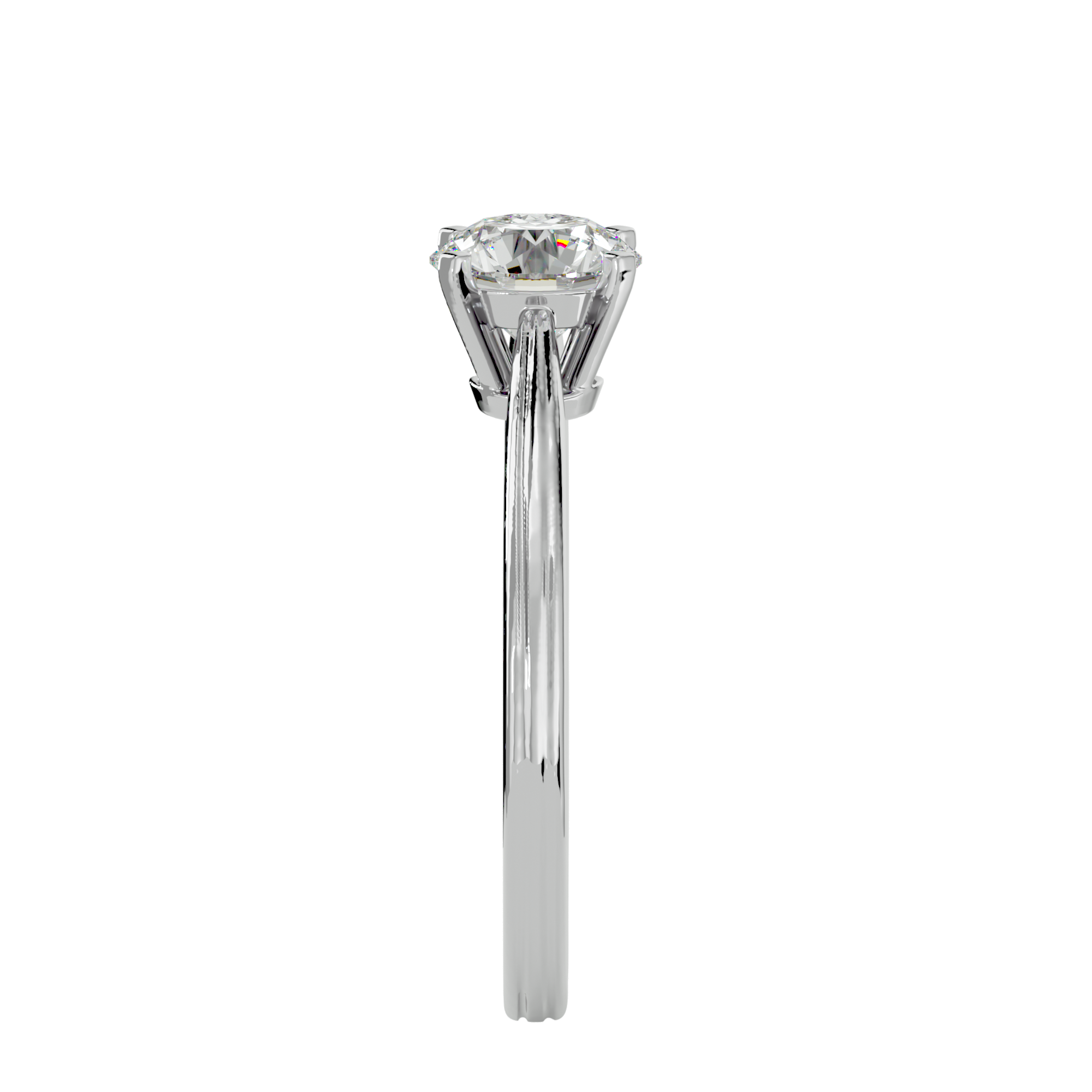 1 1/4 ctw Round Lab Grown Diamond Solitaire Engagement Ring