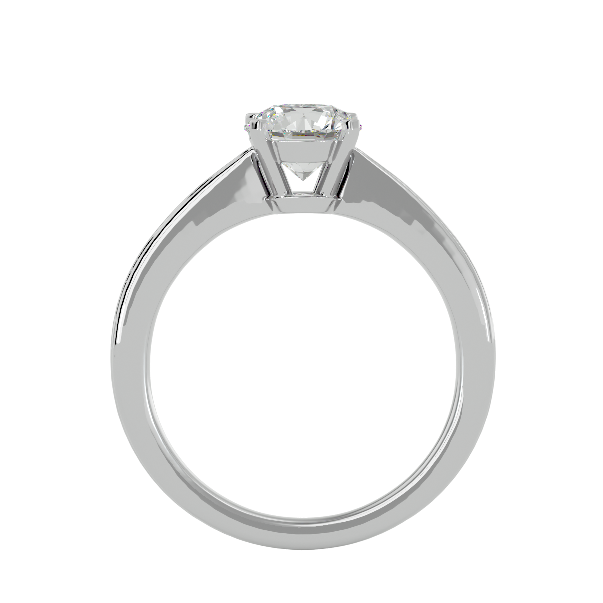 1 1/4 ctw Round Lab Grown Diamond Solitaire Engagement Ring