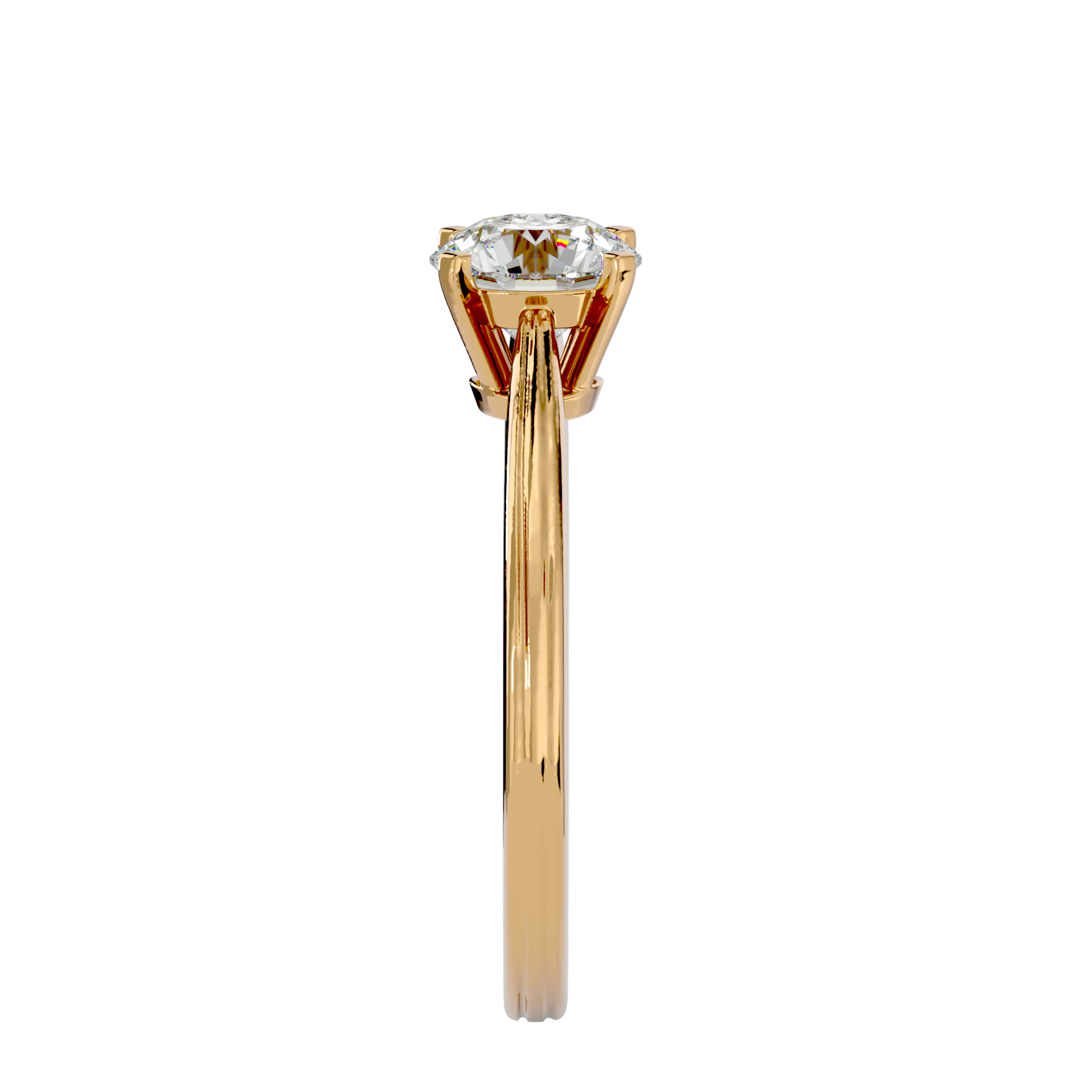 1 1/4 ctw Round Lab Grown Diamond Solitaire Engagement Ring