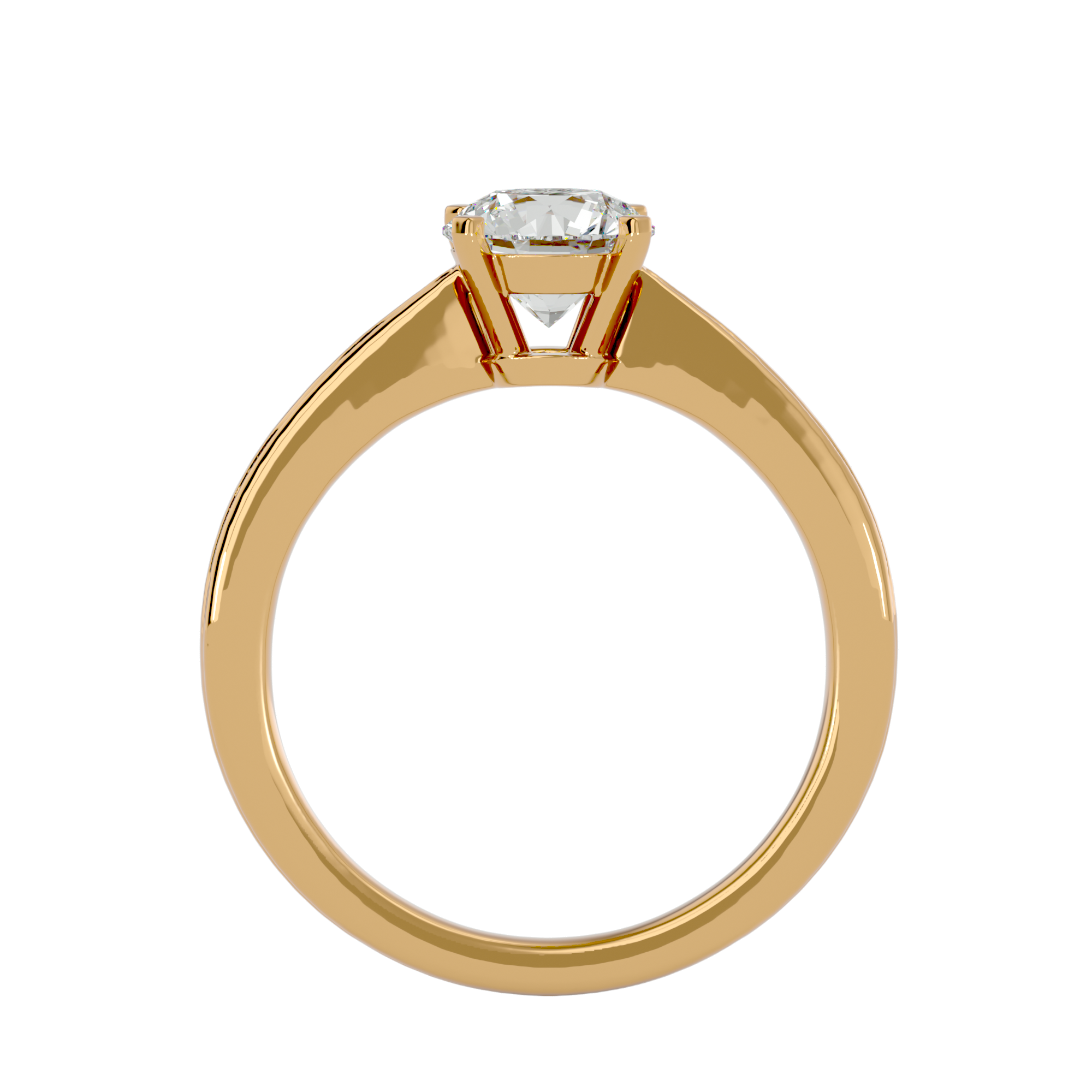 1 1/4 ctw Round Lab Grown Diamond Solitaire Engagement Ring