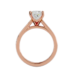1 5/8 ctw Princess-Cut Lab Grown Diamond Side Stone Engagement Ring