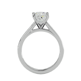 1 5/8 ctw Princess-Cut Lab Grown Diamond Side Stone Engagement Ring