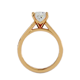 1 5/8 ctw Princess-Cut Lab Grown Diamond Side Stone Engagement Ring