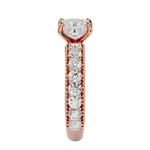 2 1/3 ctw Princess-Cut Lab Grown Diamond Side Stone Engagement Ring