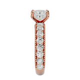 2 1/3 ctw Princess-Cut Lab Grown Diamond Side Stone Engagement Ring