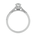 3/4 ctw Round Lab Grown Diamond Side Stone Engagement Ring