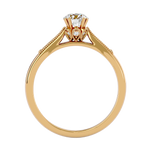 3/4 ctw Round Lab Grown Diamond Side Stone Engagement Ring