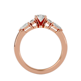 1 ctw Round Three Stone Lab Grown Diamond Ring