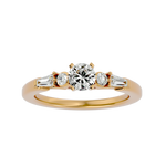 1 ctw Round Three Stone Lab Grown Diamond Ring