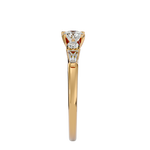1 ctw Round Three Stone Lab Grown Diamond Ring