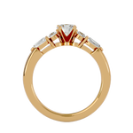 1 ctw Round Three Stone Lab Grown Diamond Ring