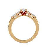 1 ctw Round Three Stone Lab Grown Diamond Ring