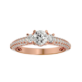 1 1/4 ctw Round Three Stone Lab Grown Diamond Ring