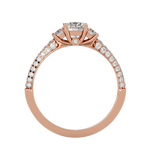 1 1/4 ctw Round Three Stone Lab Grown Diamond Ring