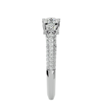 1 1/4 ctw Round Three Stone Lab Grown Diamond Ring