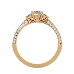 1 1/4 ctw Round Three Stone Lab Grown Diamond Ring